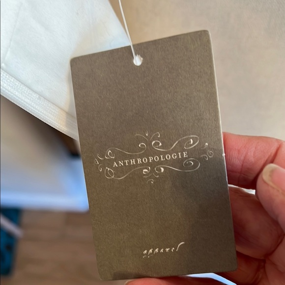 White and Light Blue Embroidered Women’s Sundress - Picture 9 of 9